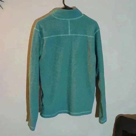 The North Face pull over quarter zip up, teal, small - Picture 5 of 5